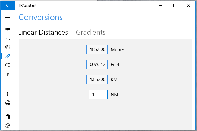 Conversions: Linear Distances