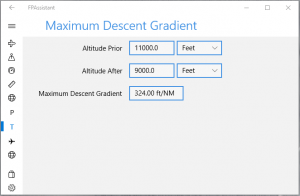 Maximum Descent Gradient