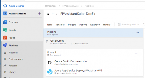 Azure DevOps DocFx Pipeline