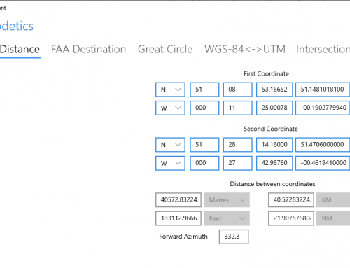 APP & API: FAA Geodetic Calcs