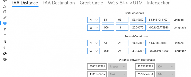 APP showing example calcs