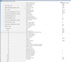 ARINC 424 Parser Sample App